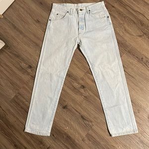 Wrangler Authentic Jeans, W32 L30, light blue